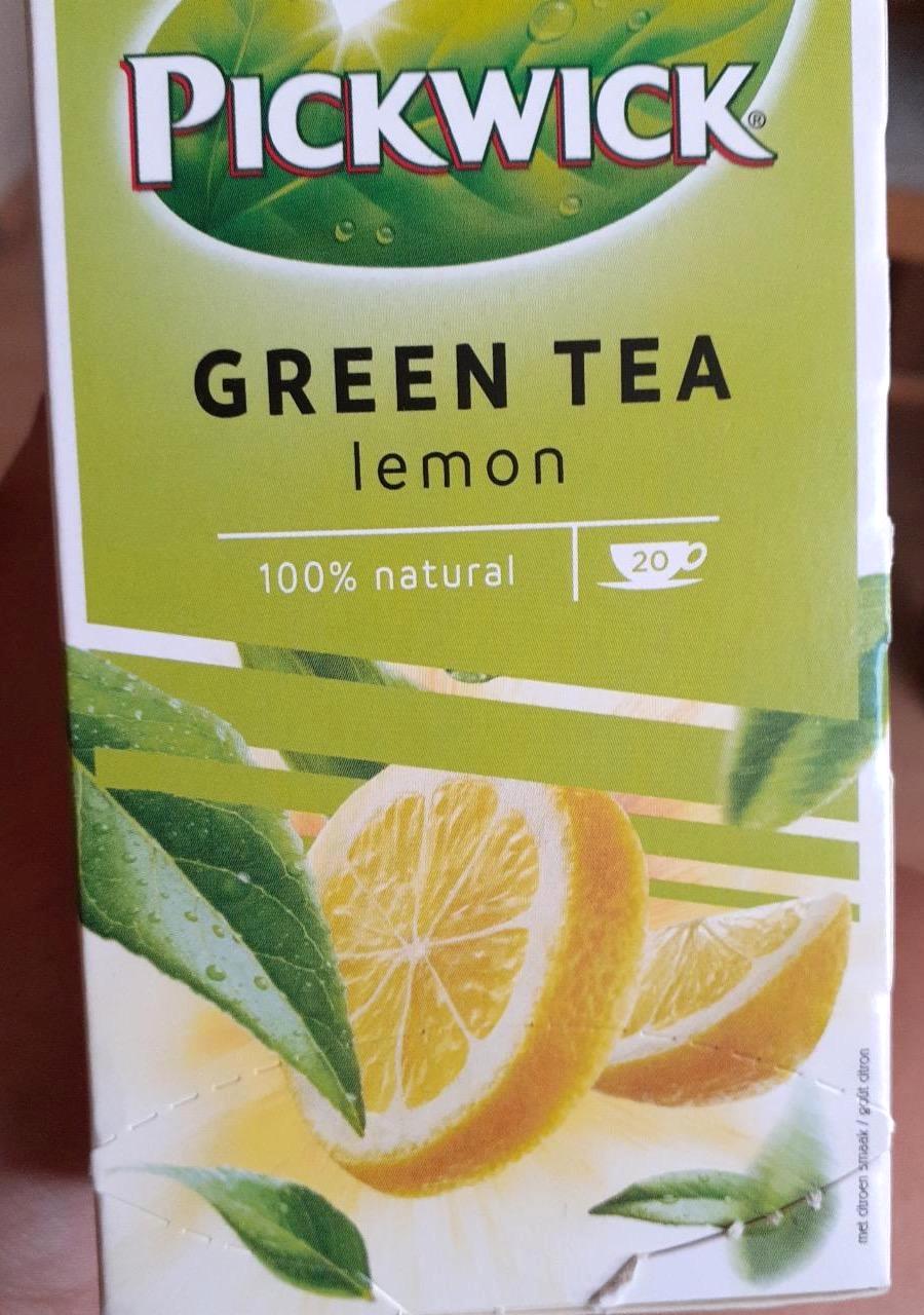Fotografie - čaj zelený s citronem Green tea Lemon Pickwick