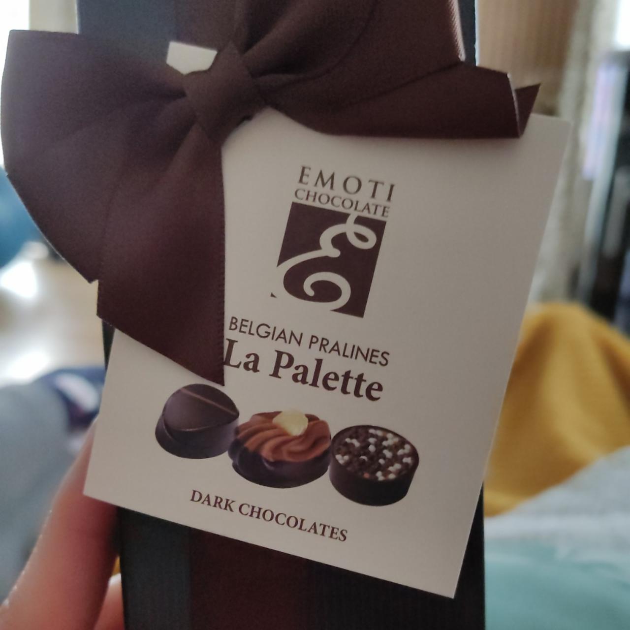 Fotografie - Belgian praline La Palette Emoti Chocolate