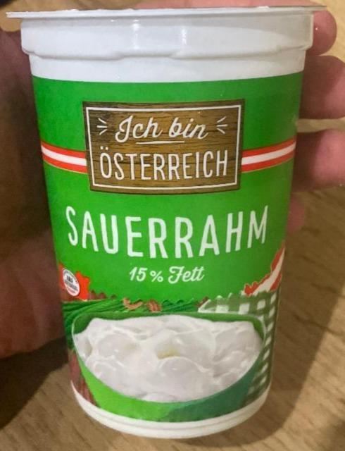 Fotografie - Sauerrahm 15% Fett Ich bin Österreich