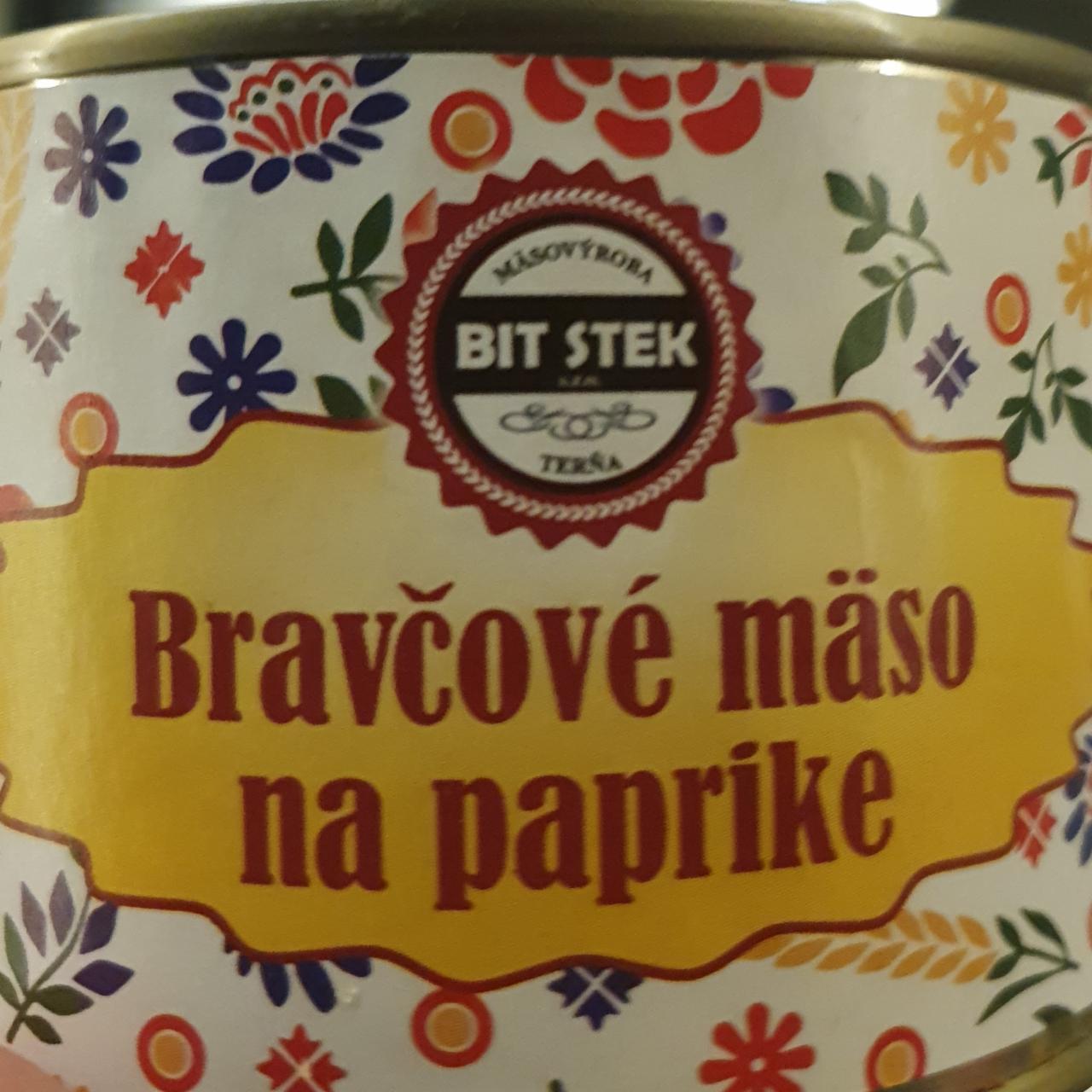 Fotografie - Bravčové mäso na paprike Bit Stek
