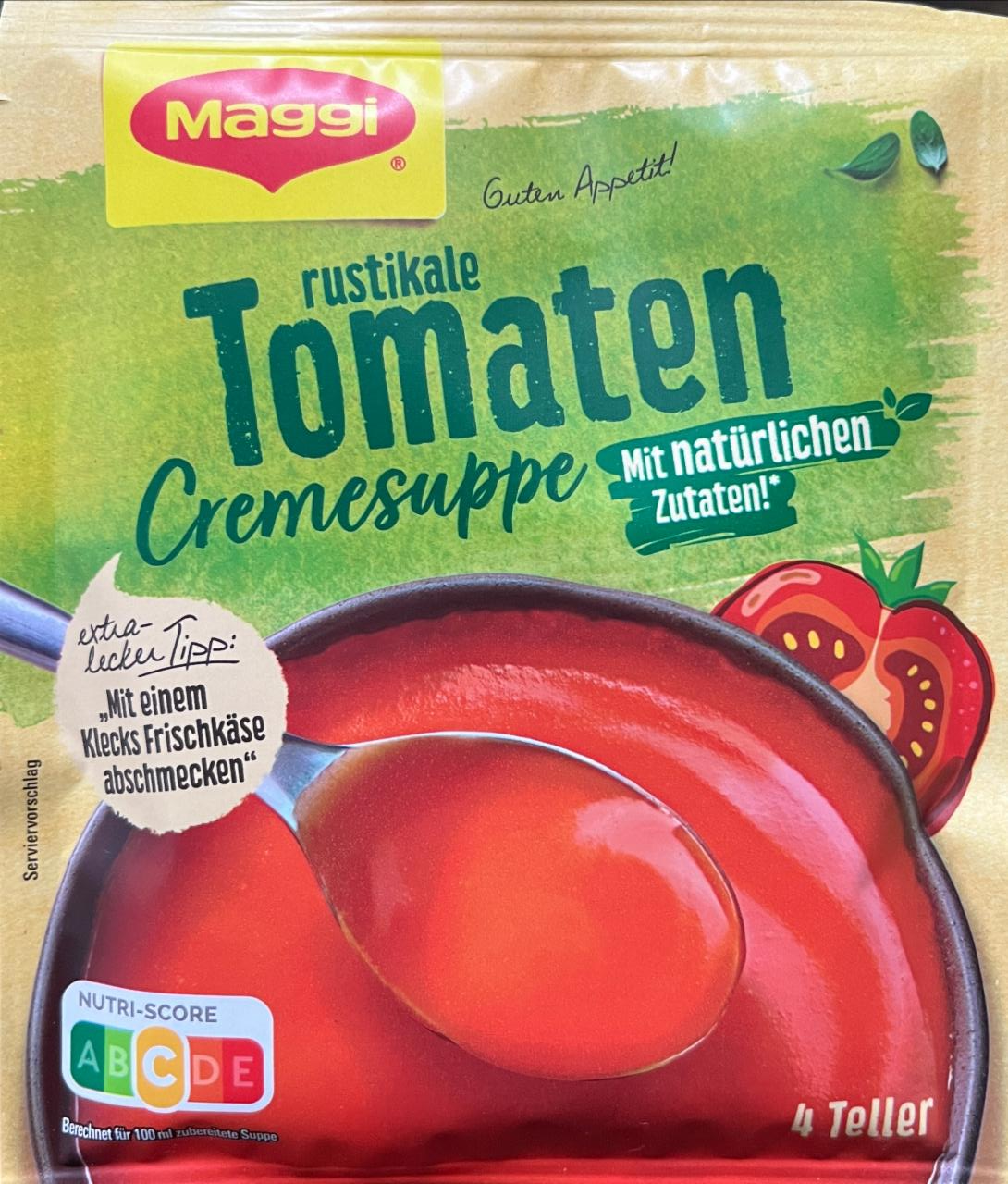 Fotografie - Rustikale Tomaten Cremesuppe Maggi