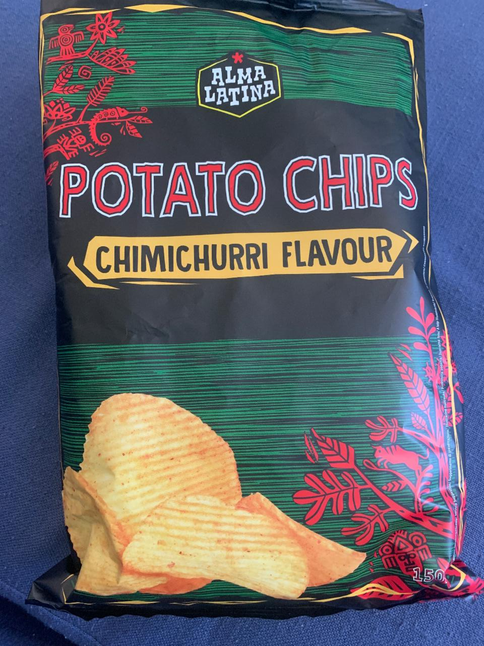 Fotografie - Potato Chips Chimichurri flavour Alma Latina