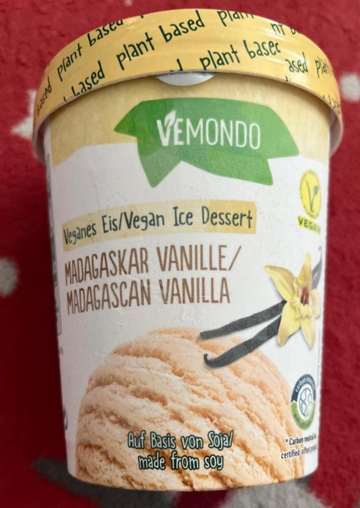 Fotografie - Vegan ice dessert Madagascan vanilla Vemondo