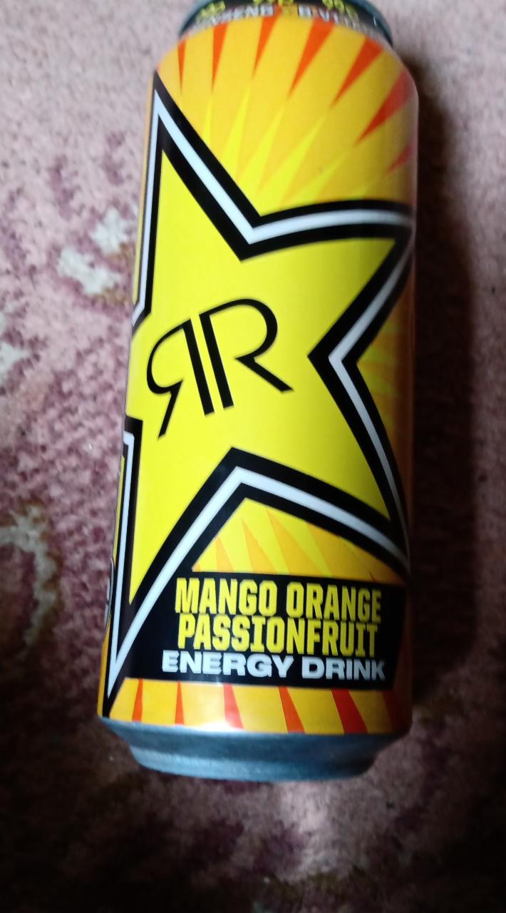 Fotografie - Rockstar juiced Mango Orange Passionfruit Energy drink