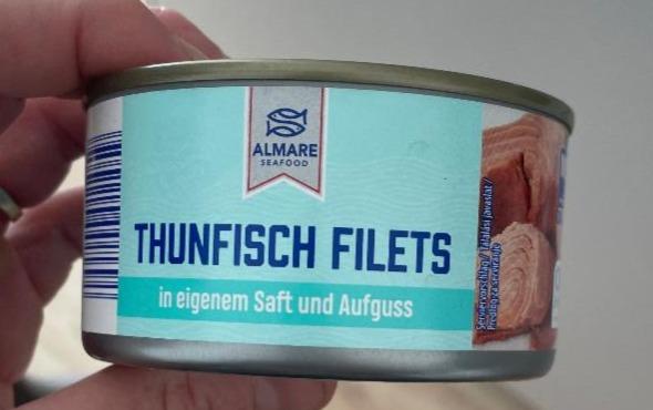 Fotografie - Thunfisch Filets in eigenem Saft und Aufguss Almare Seafood