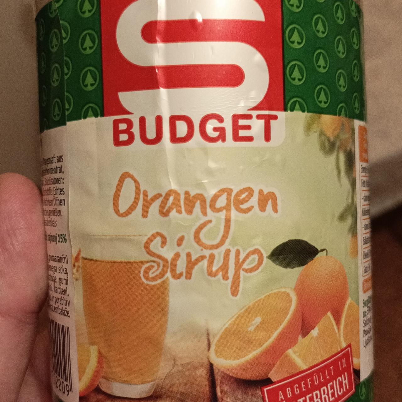 Fotografie - Orangen Sirup S Budget