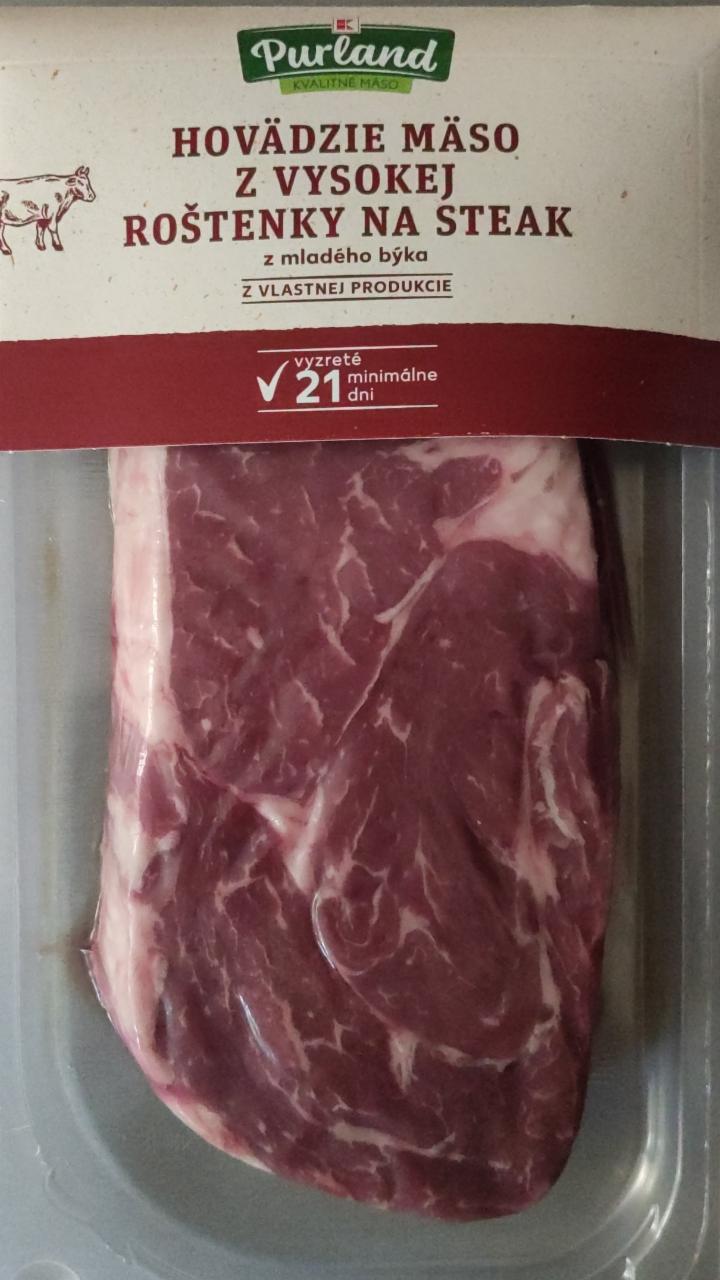 Fotografie - hovädzie mäso z vysokej roštenky na steak
