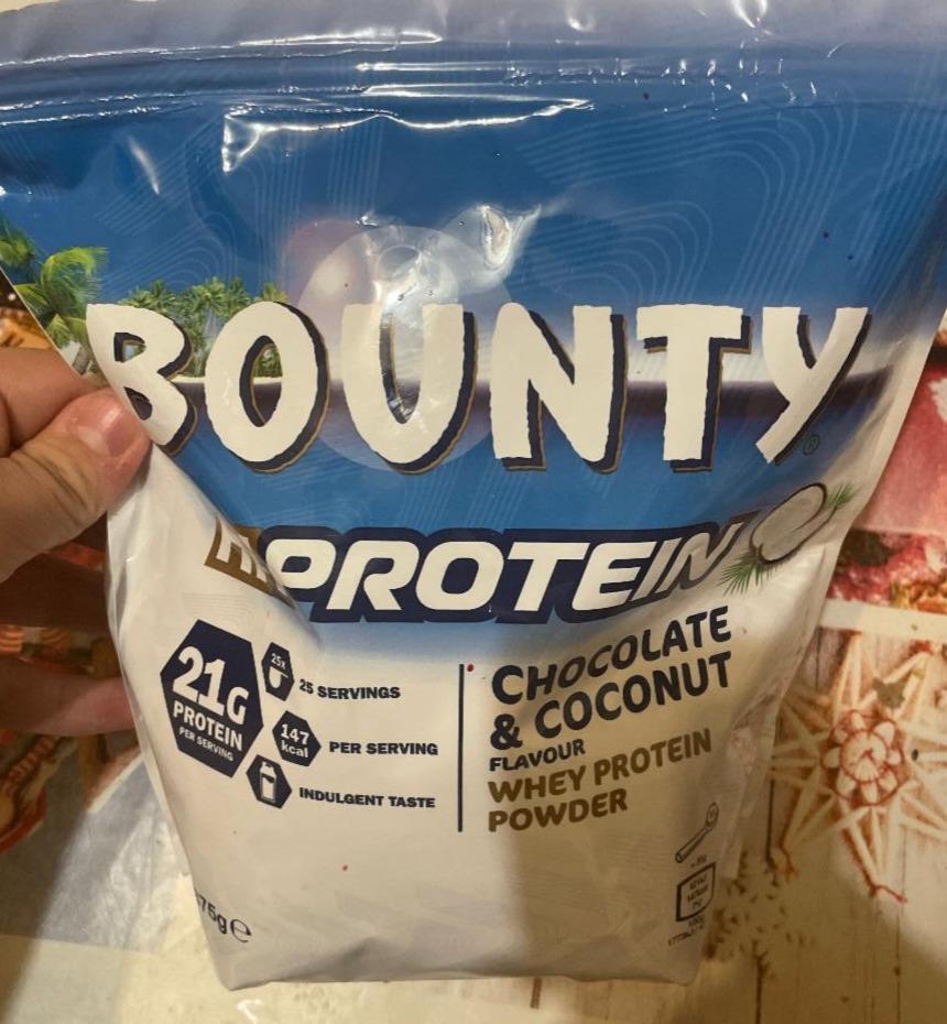 Fotografie - Bounty Hiprotein whey protein powder Chocolate & coconut
