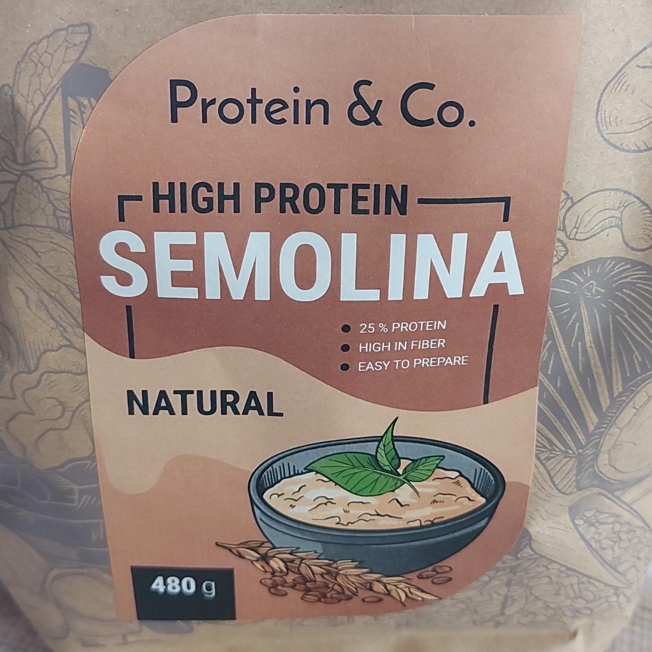 Fotografie - High Protein Semolina Natural Protein & Co.