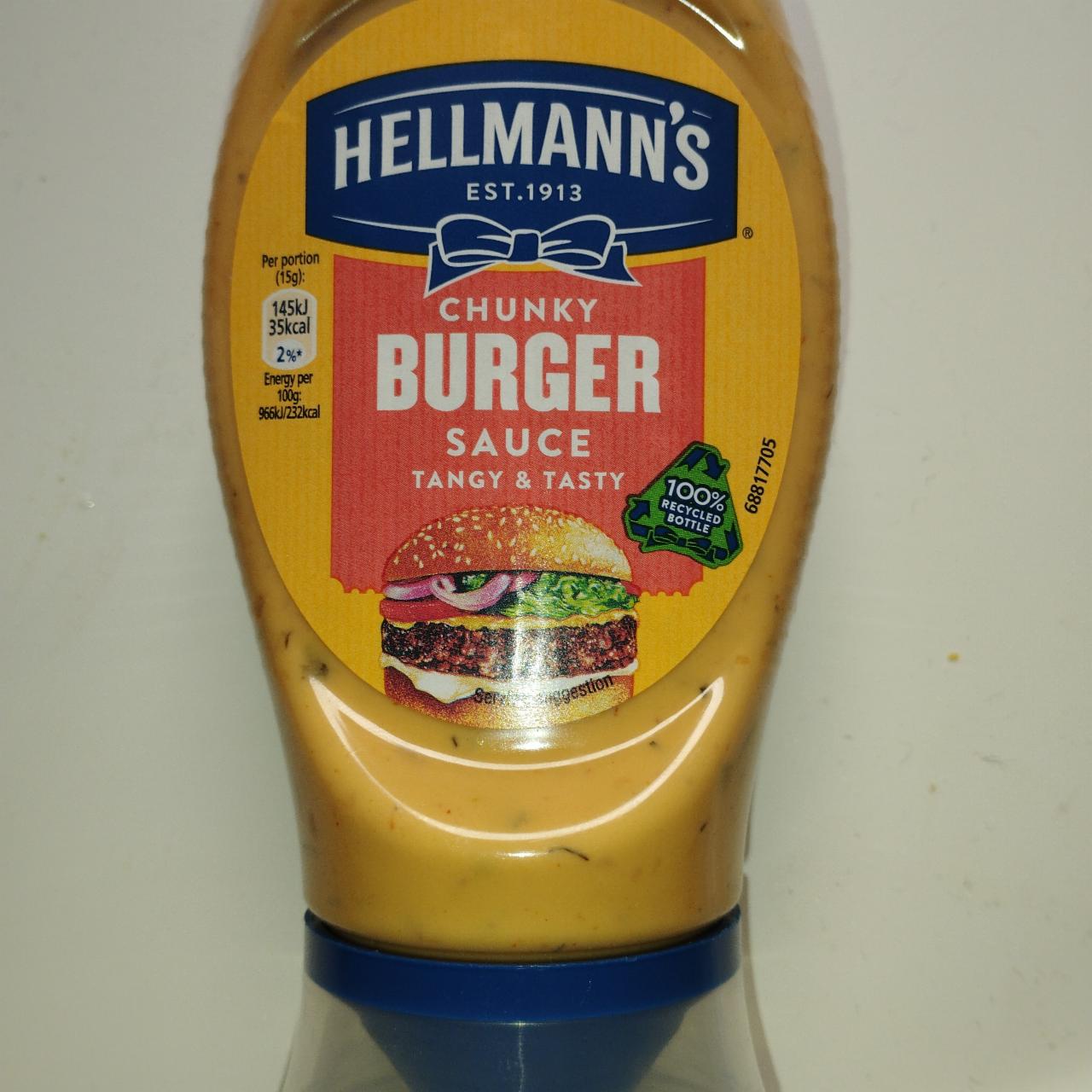 Fotografie - Burger sauce Hellmann’s