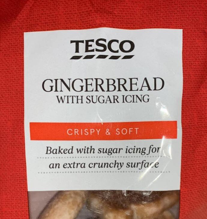 Fotografie - Gingerbread with sugar icing Tesco