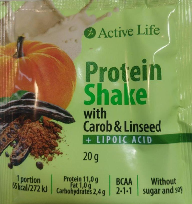 Fotografie - Protein Shake with Carob & Linseed Active life