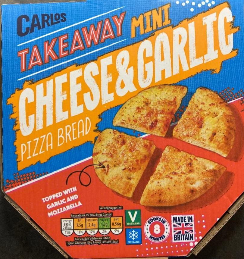 Fotografie - Mini Cheese & Garlic pizza bread Carlos