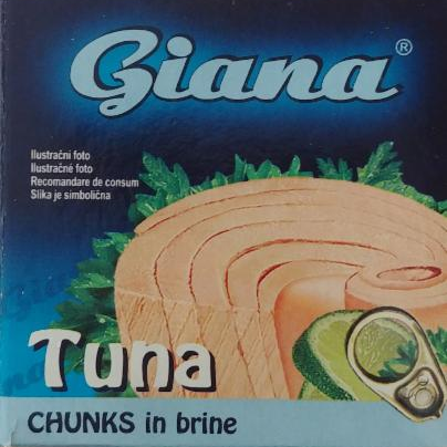 Fotografie - tuniak vo vlastnej šťave Giana