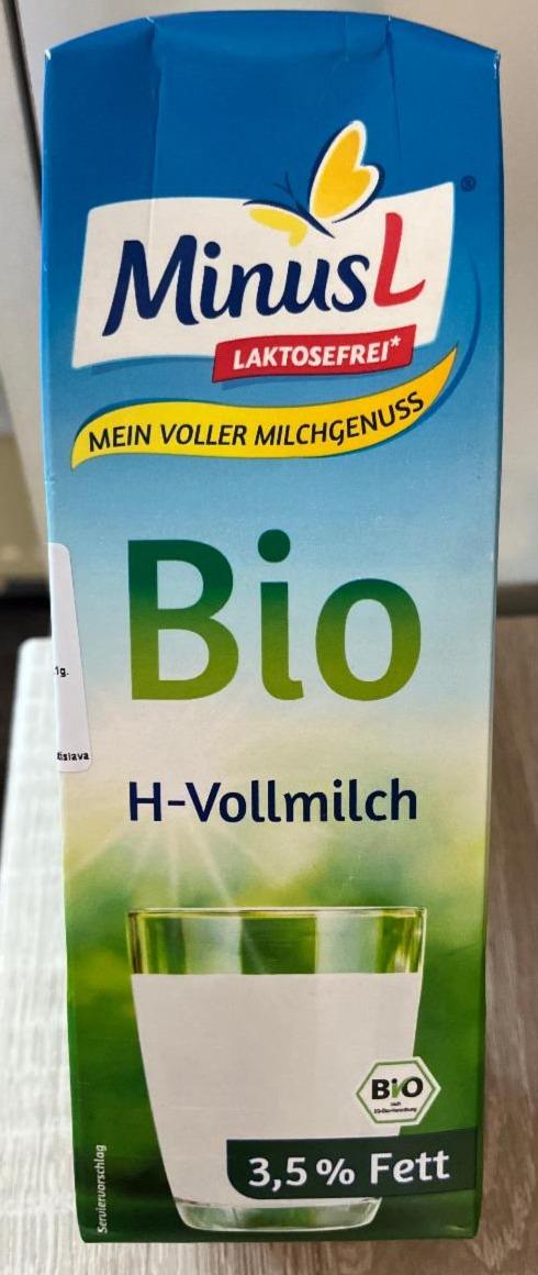 Fotografie - Bio H-Vollmilch 3,5% Fett MinusL