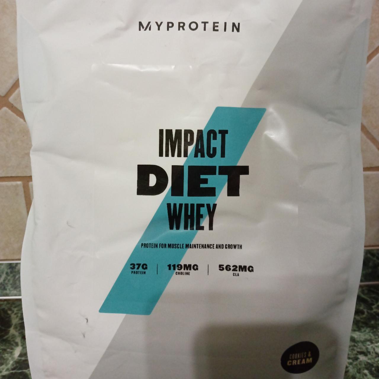 Fotografie - impact diet whey protein cookies&cream