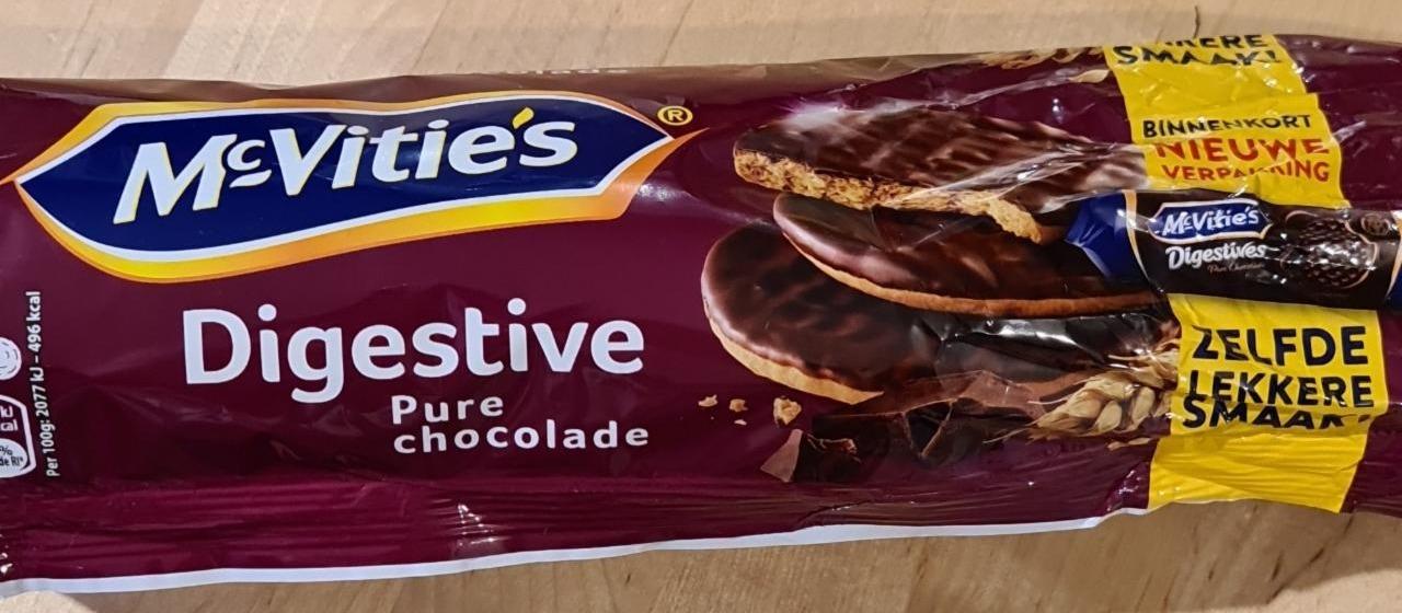 Fotografie - Digestive Pure chocolade McVities