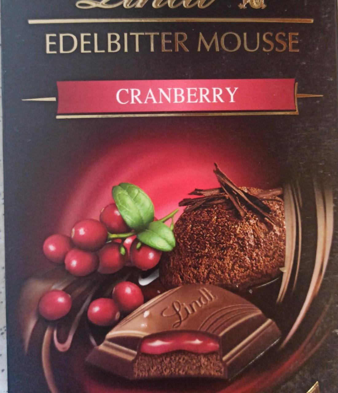 Fotografie - Čokoláda Lindt 70% Cranberry