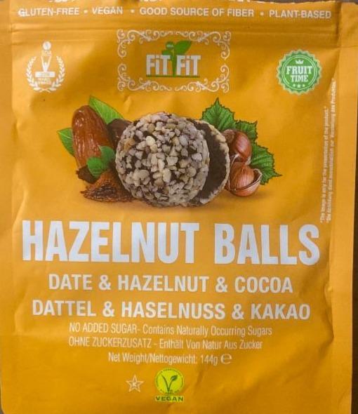 Fotografie - Hazelnut balls Date & Hazelnut & Cocoa FiT FiT