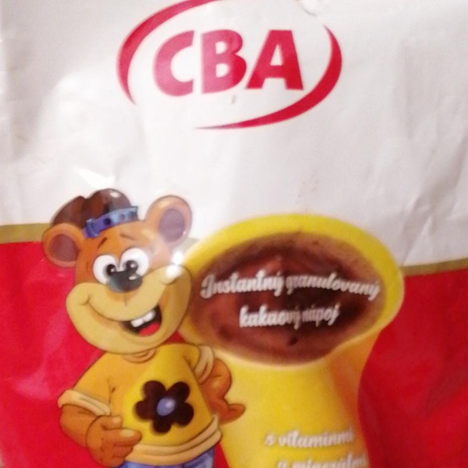 Fotografie - CBA Instantný granulovaný kakaový nápoj