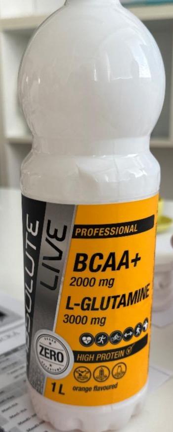 Fotografie - Professional BCAA+ L-Glutamine orange flavoured Absolute Live