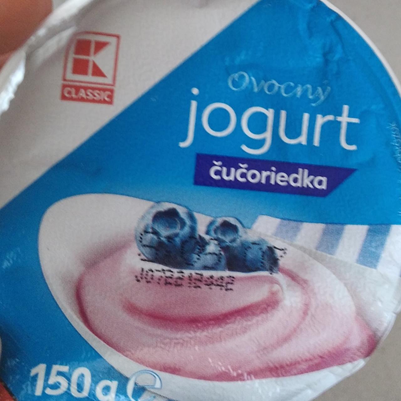 Fotografie - Ovocný jogurt čučoriedka K-Classic