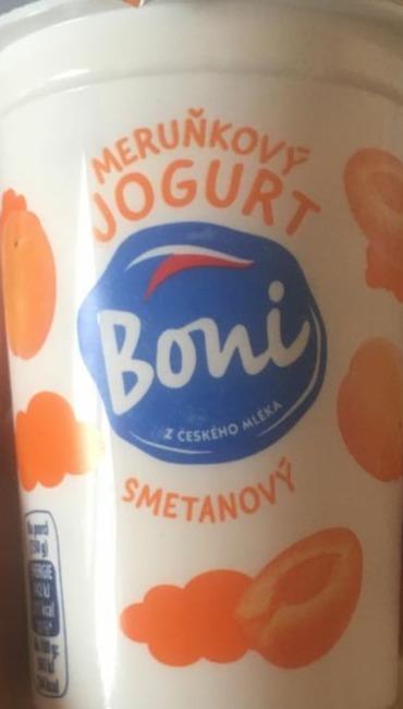Fotografie - smetanový jogurt meruňkový Boni