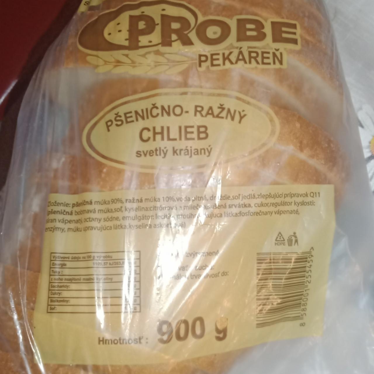 Fotografie - Pšenično-ražný chlieb svetlý krájaný Probe Pekáreň