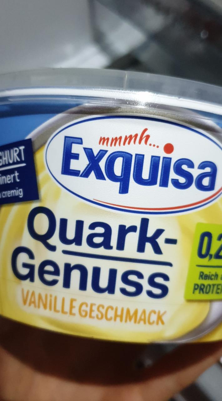 Fotografie - Quark Genuss 0,2% Fett Vanilla 