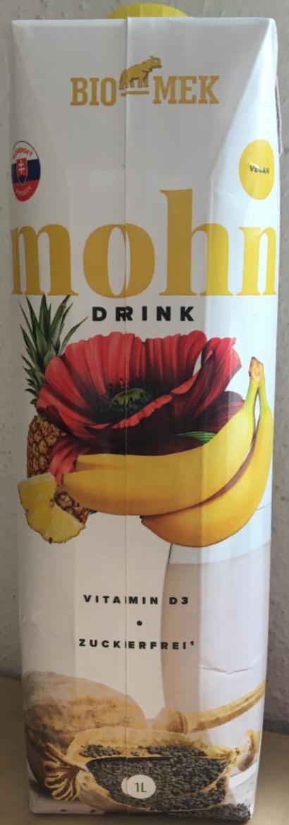 Fotografie - Mohn drink (makový nápoj s banánem a ananasem) Bio-mek