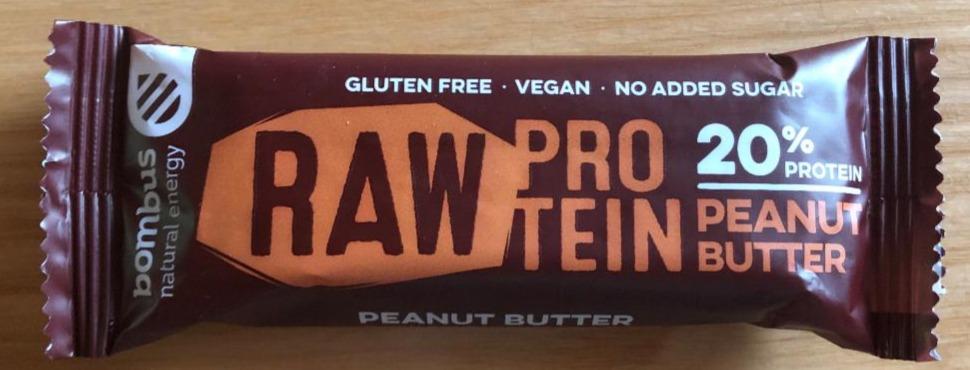 Fotografie - Raw 20% protein penaut butter Bombus