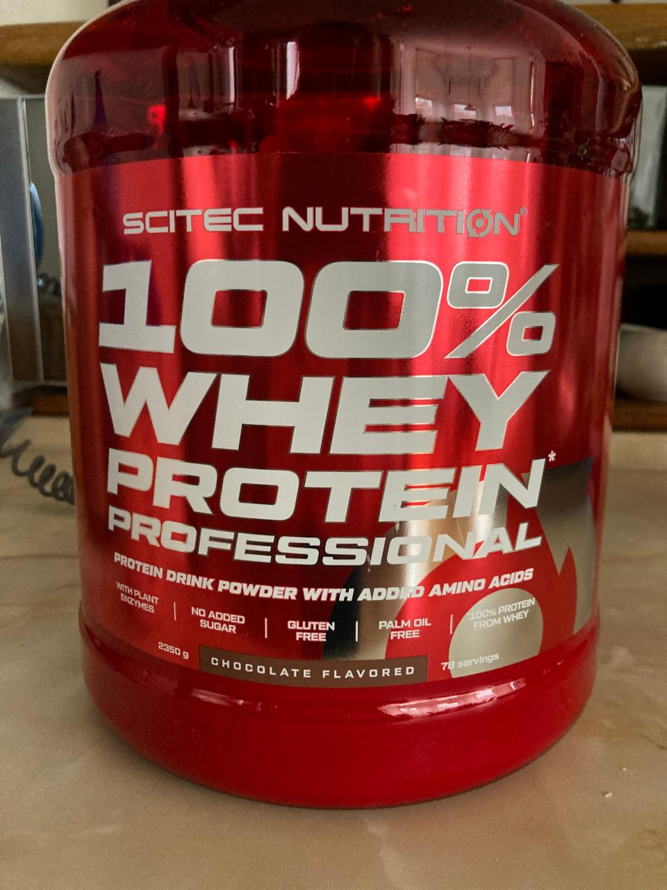 Fotografie - 100% whey protein professional chocolate Scitec nutrition