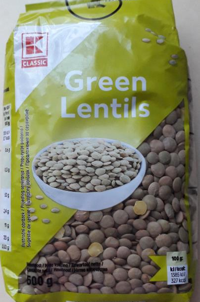 Fotografie - Green lentils K-Classic