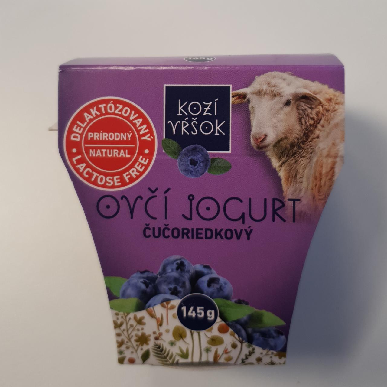 Fotografie - Ovčí jogurt čučoriedkový delaktózovaný Kozí vŕšok