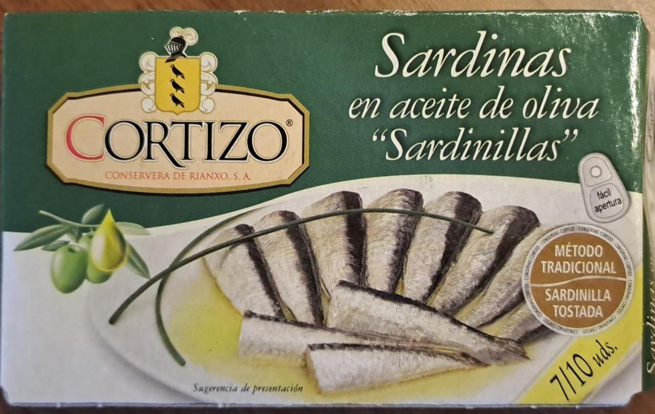 Fotografie - Sardinas en aceite de oliva 'Sardinillas' Cortizo