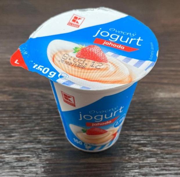 Fotografie - Ovocný jogurt jahoda K-Classic