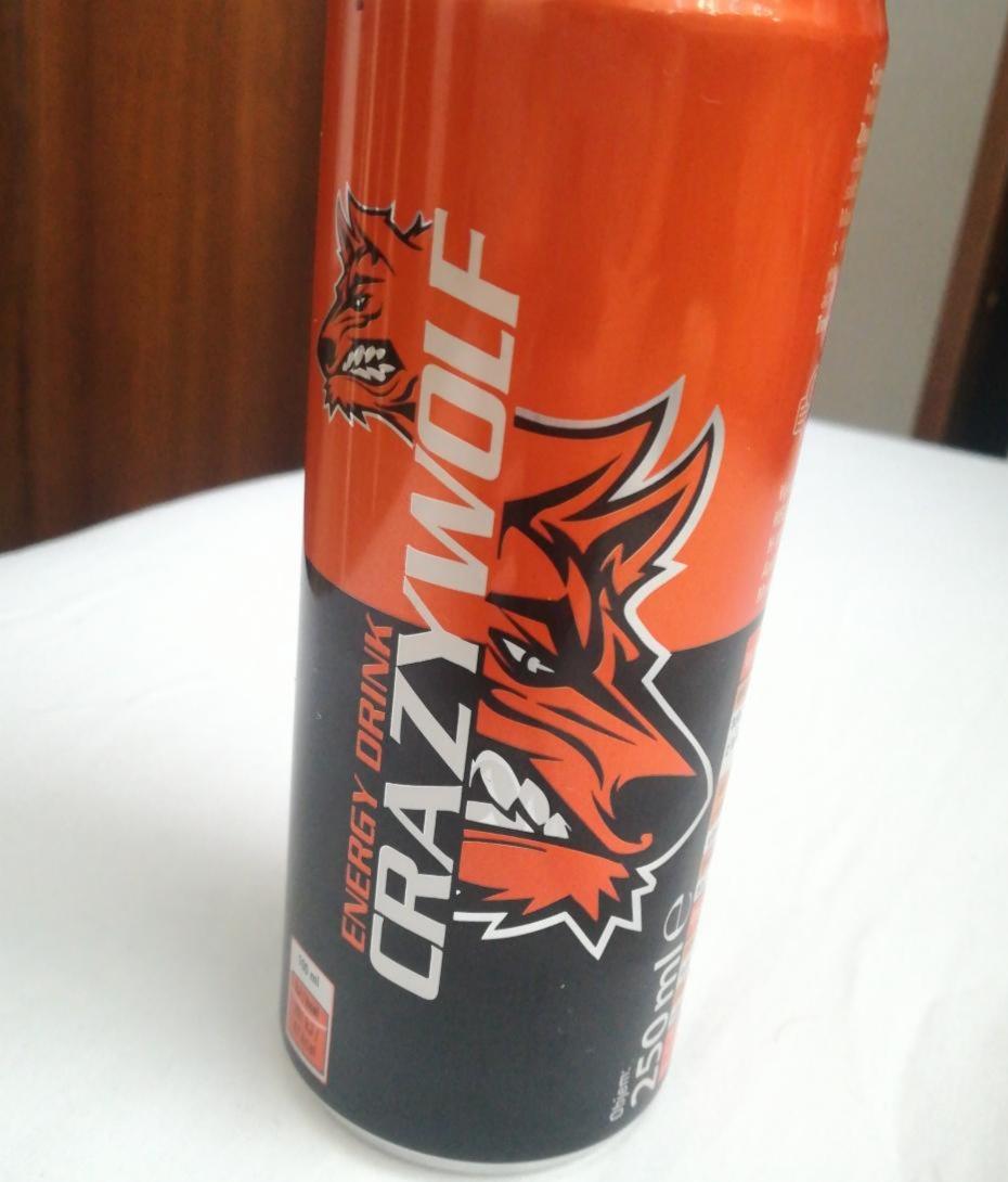 Fotografie - Energy drink Crazy Wolf