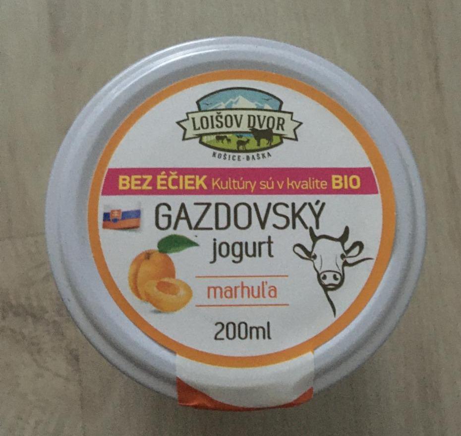 Fotografie - Gazdovský jogurt marhuľa Loišov dvor