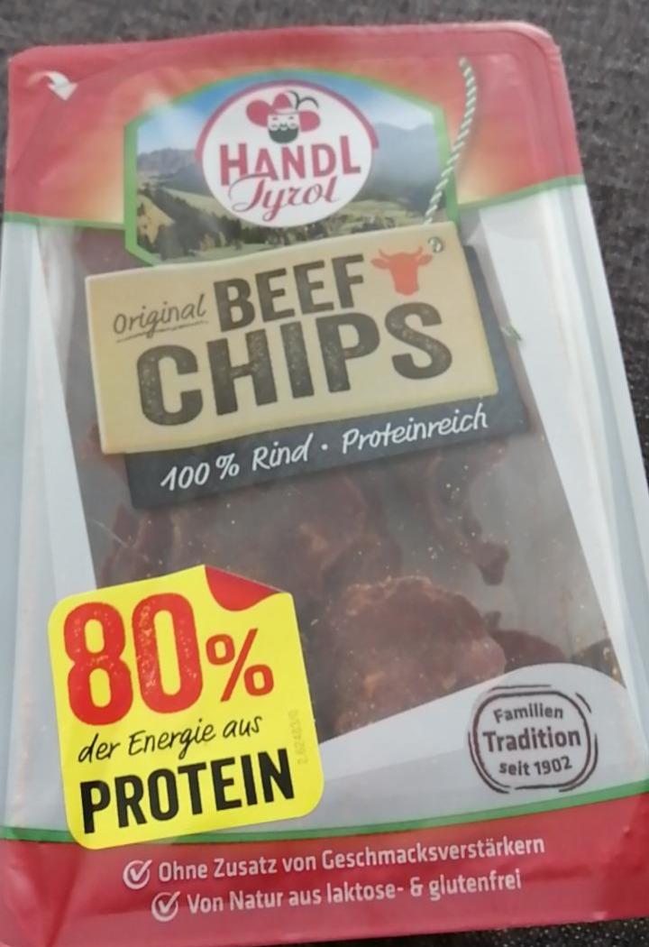 Fotografie - Original beef chips Handl Tyrol