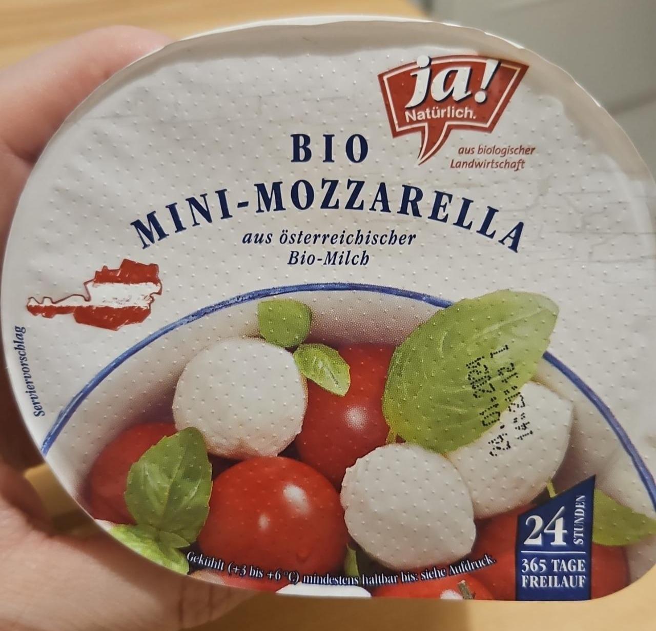 Fotografie - Bio Mini-Mozzarella ja! Natürlich.