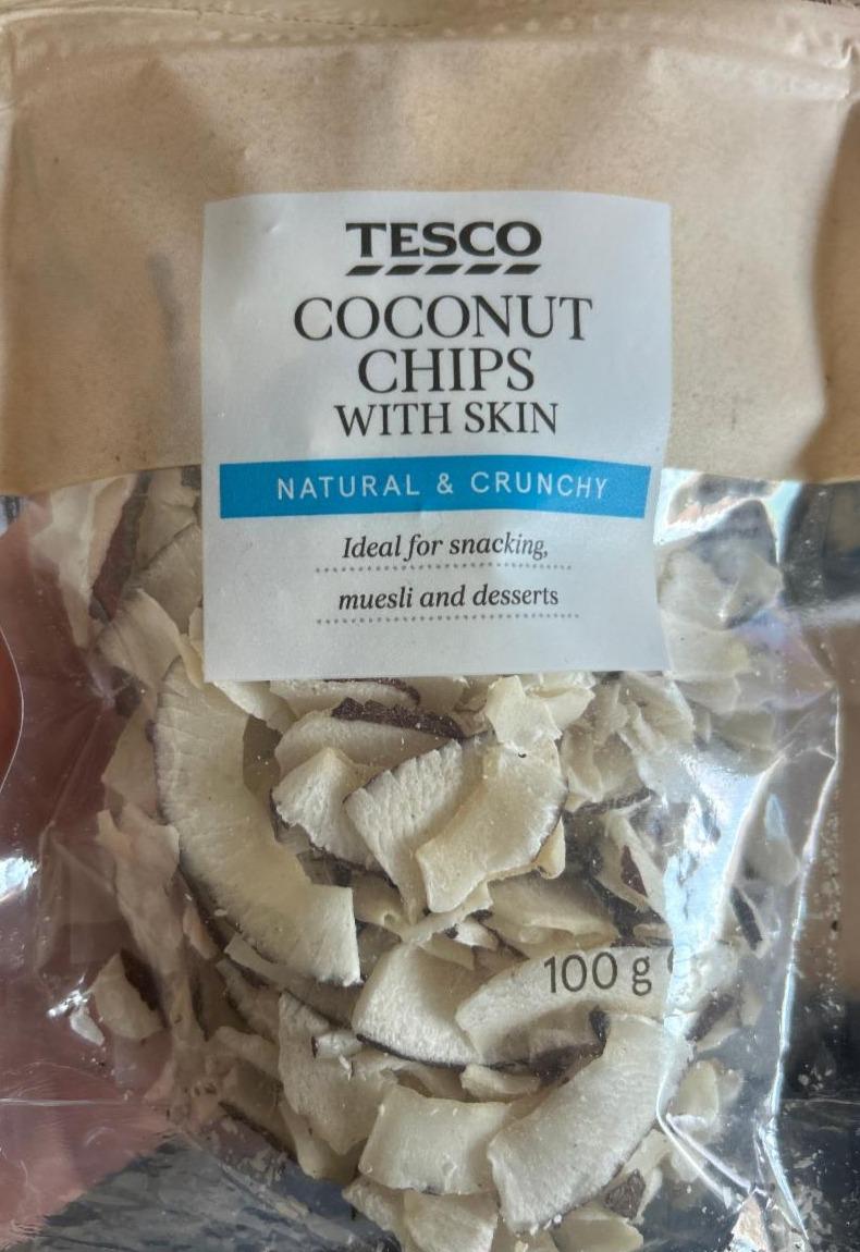 Fotografie - Coconut chips with skin Tesco