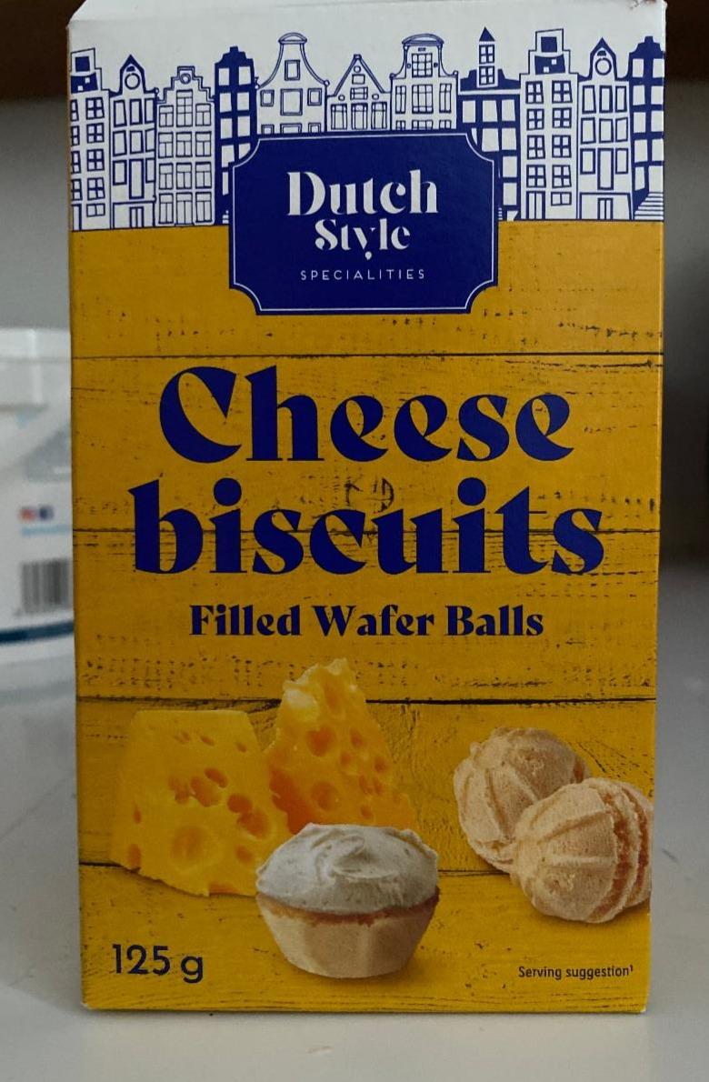 Fotografie - Cheese biscuits filled wafer balls Dutch Style