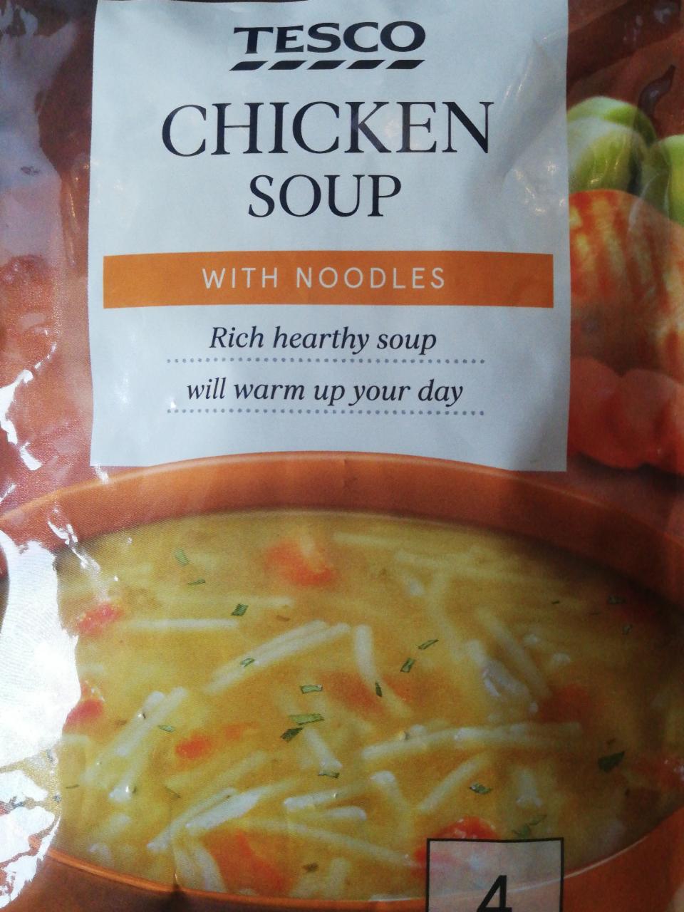 Fotografie - Tesco chicken soup with noodles 