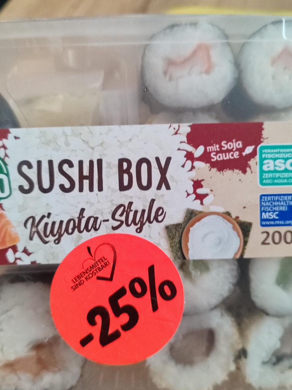 Fotografie - sushi box kiyota style