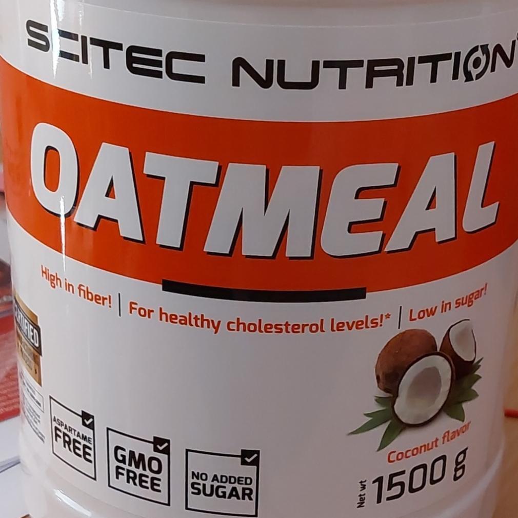 Fotografie - oatmeal coconut flavor scitec nutrition
