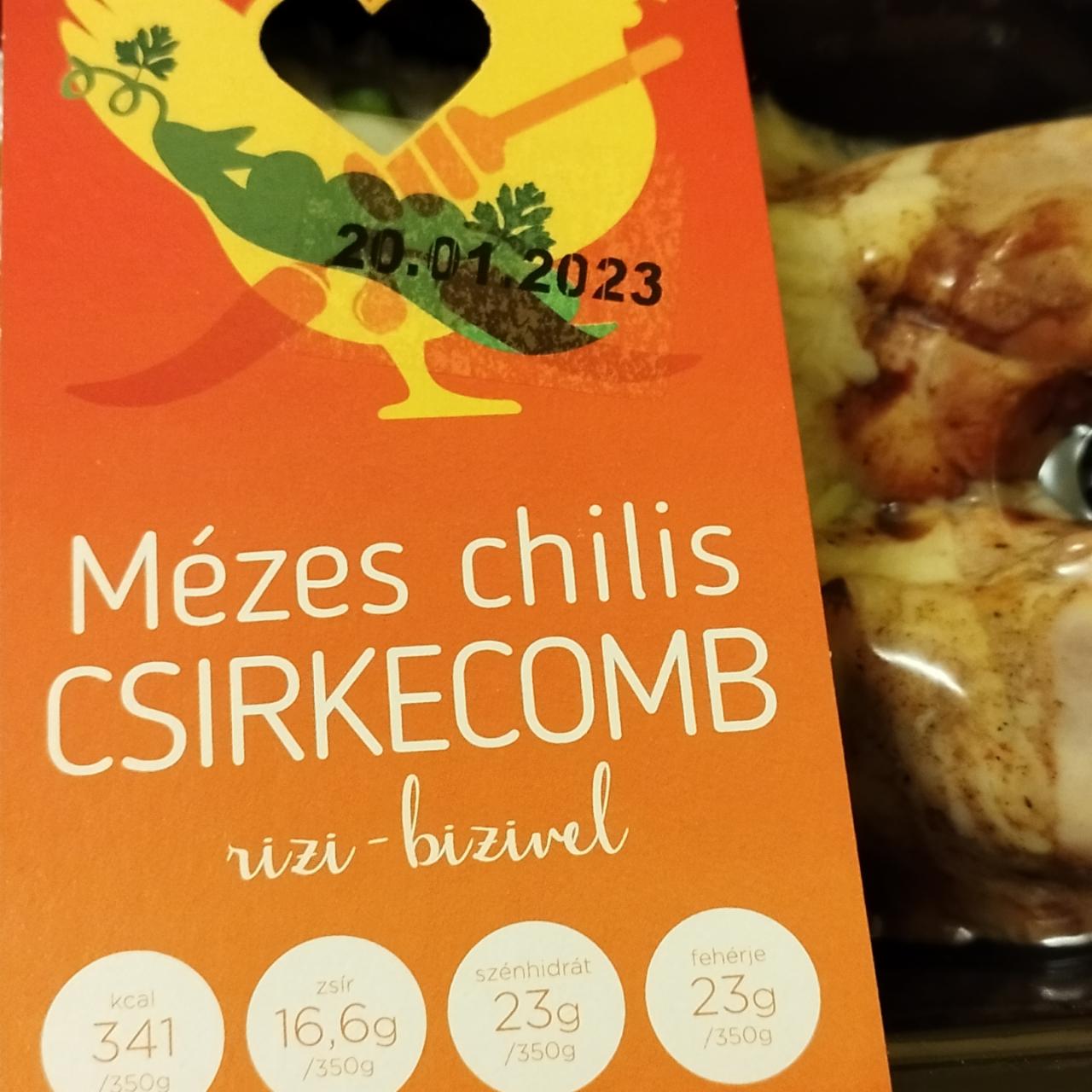 Fotografie - Mézes chilis csirkecomb rizi - bizivel Foodbox