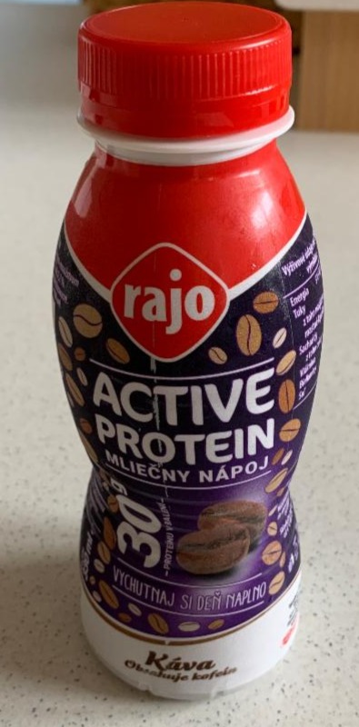 Fotografie - Rajo active protein mliečny nápoj káva