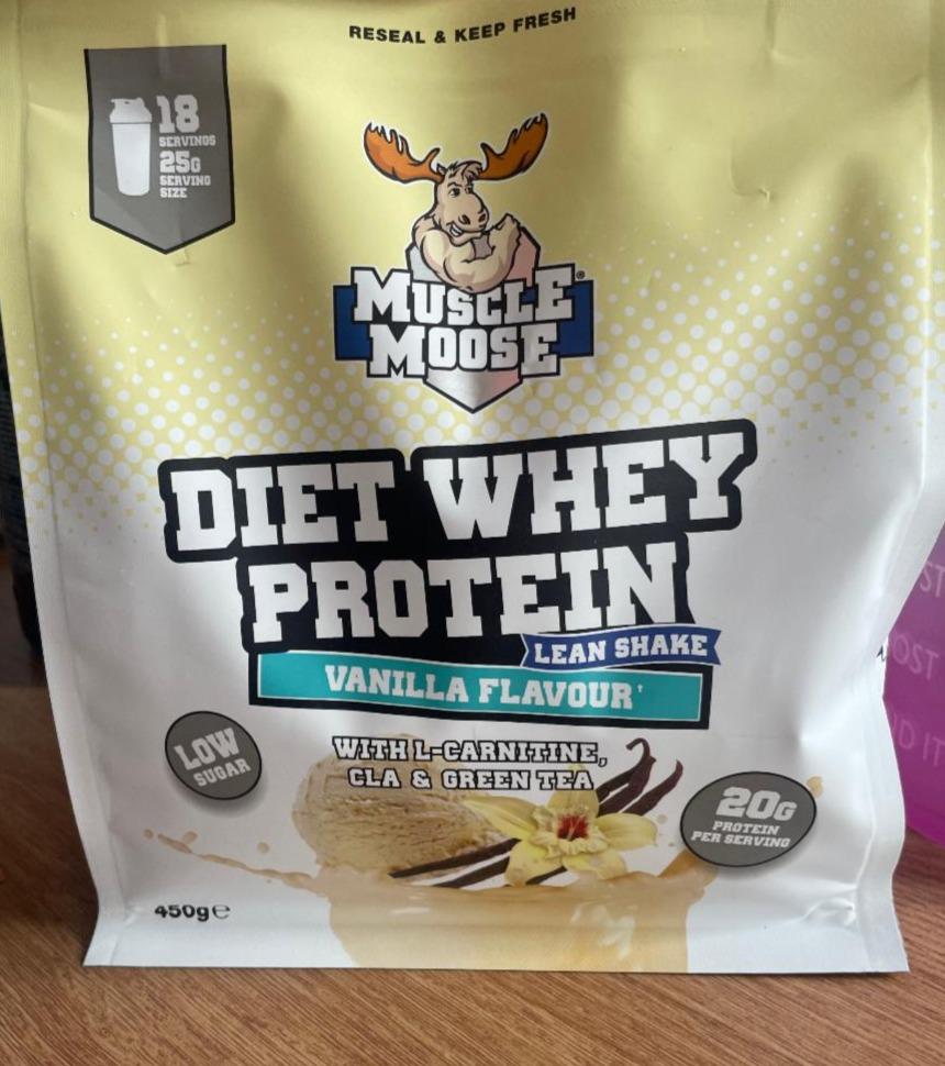 Fotografie - Diet Whey Protein Vanilla flavour Muscle Moose