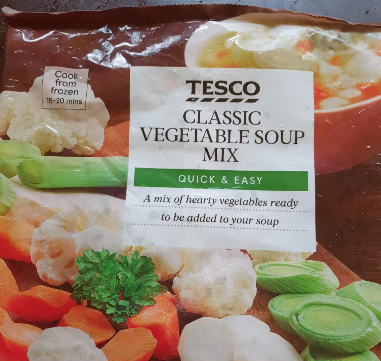 Fotografie - Classic Vegetable Soup Mix Tesco
