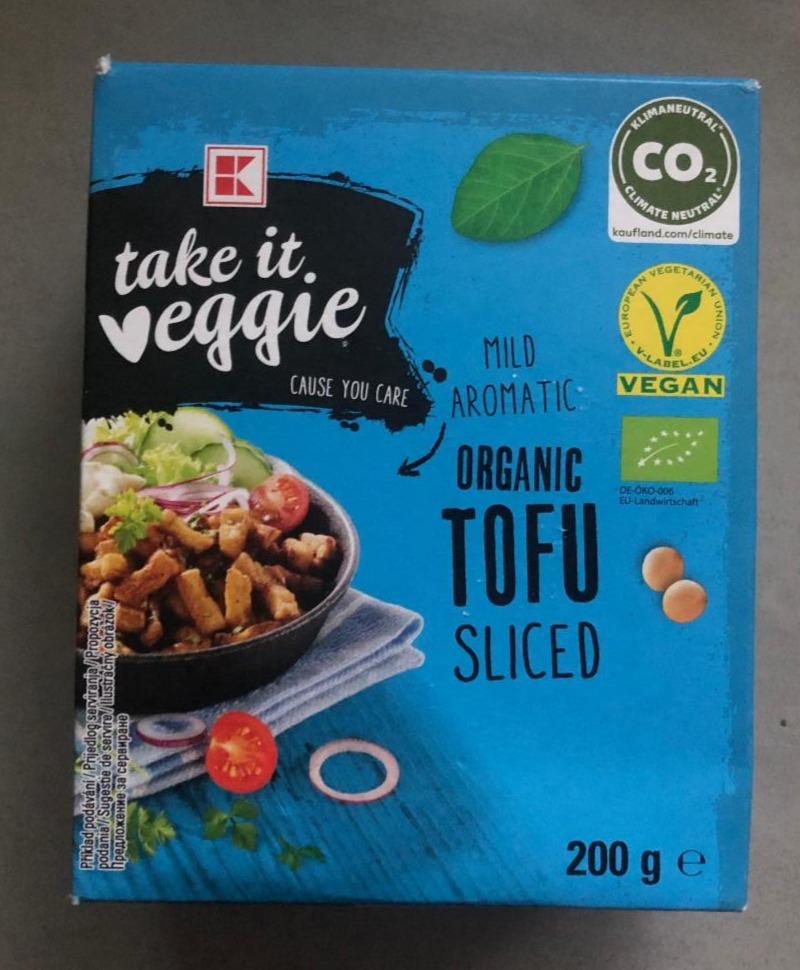 Fotografie - Organic Tofu Sliced Mild Aromatic Take it veggie